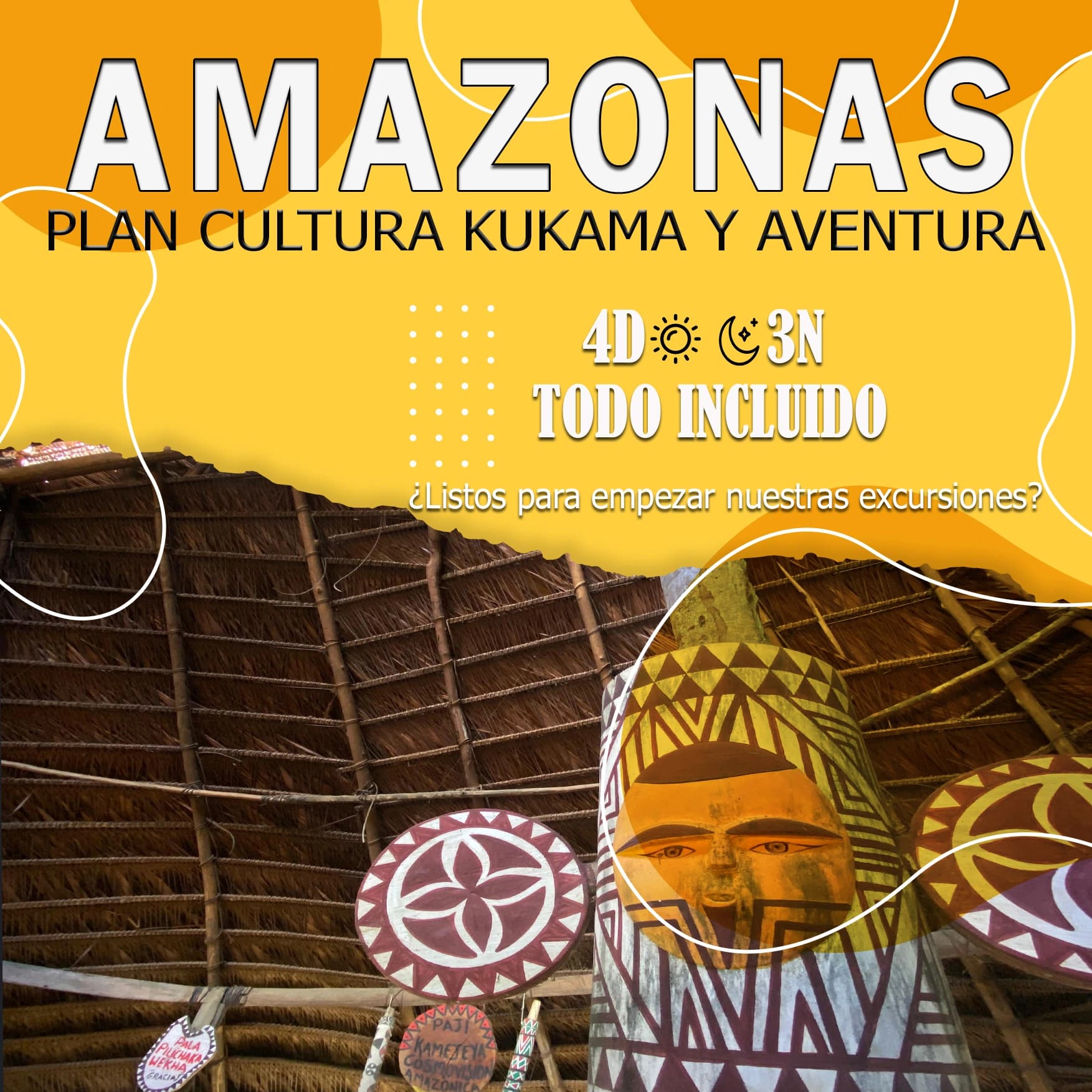 PLANES AMAZONAS: CULTURA KUKAMA Y LAGO SAN ROQUE 4 DIAS / 3 NOCHES TODO INCLUIDO